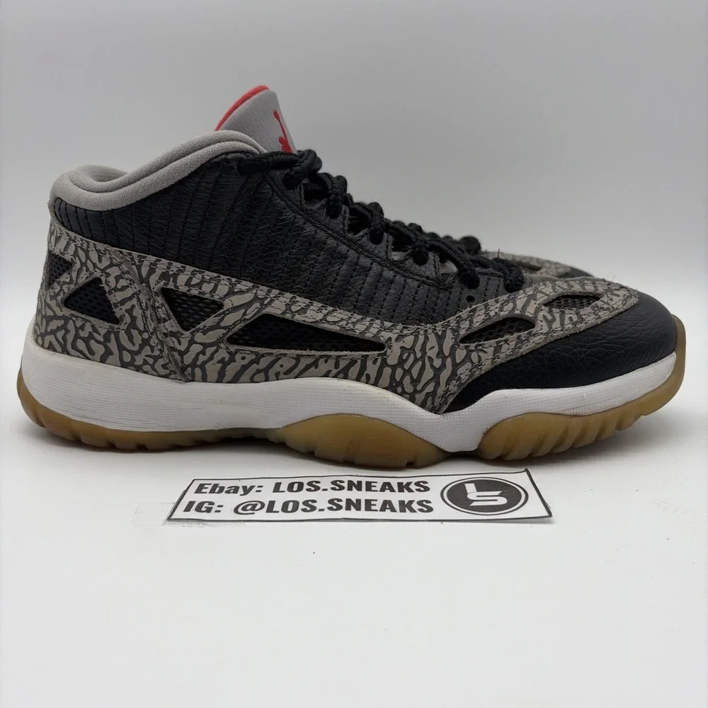 Size 9.5 - Air Jordan 11 Retro IE Low Black Cement (919712-006)